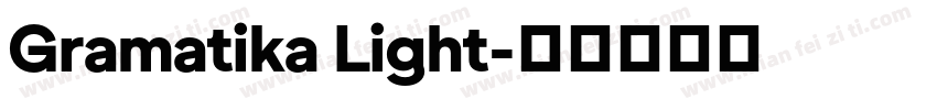 Gramatika Light字体转换
